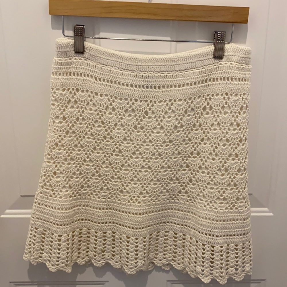 Topshop crochet skirt size M
